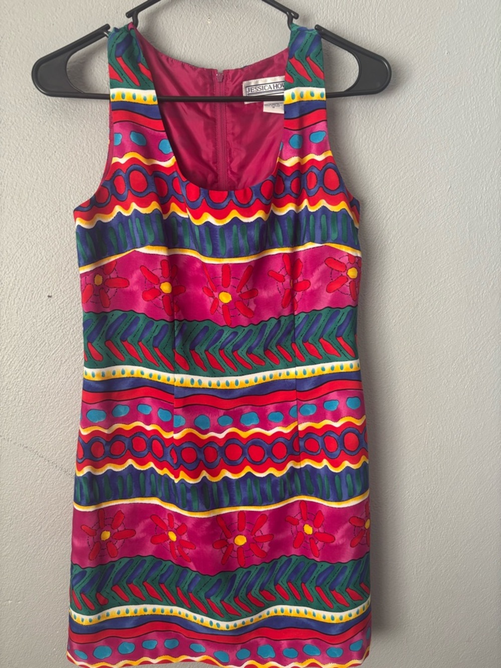 Jessica Howard Floral Shift Dress Women’s Size 6 Sleeveless Summer Dress